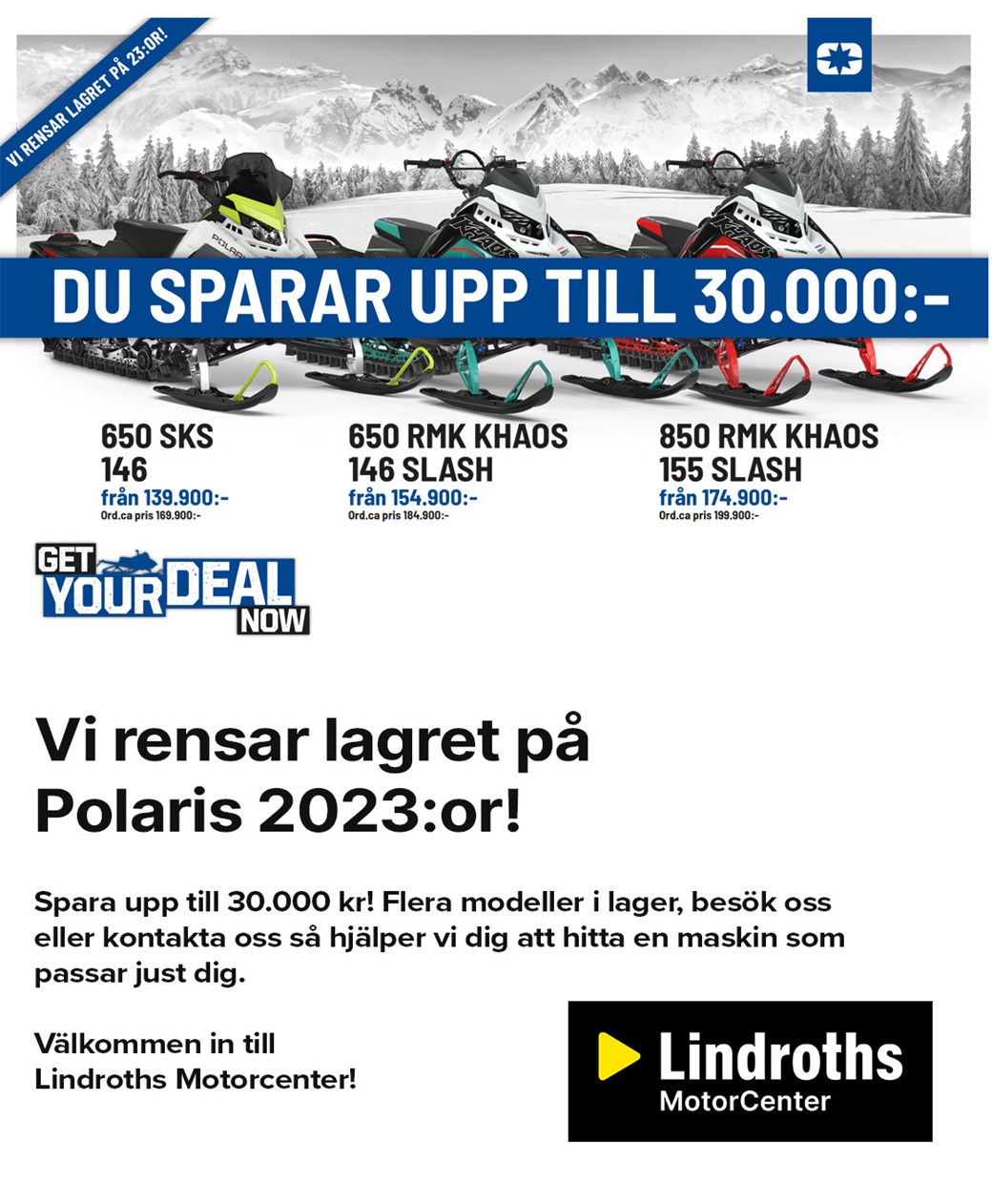 Polaris 2023:or spara upp till 30.000 kr!