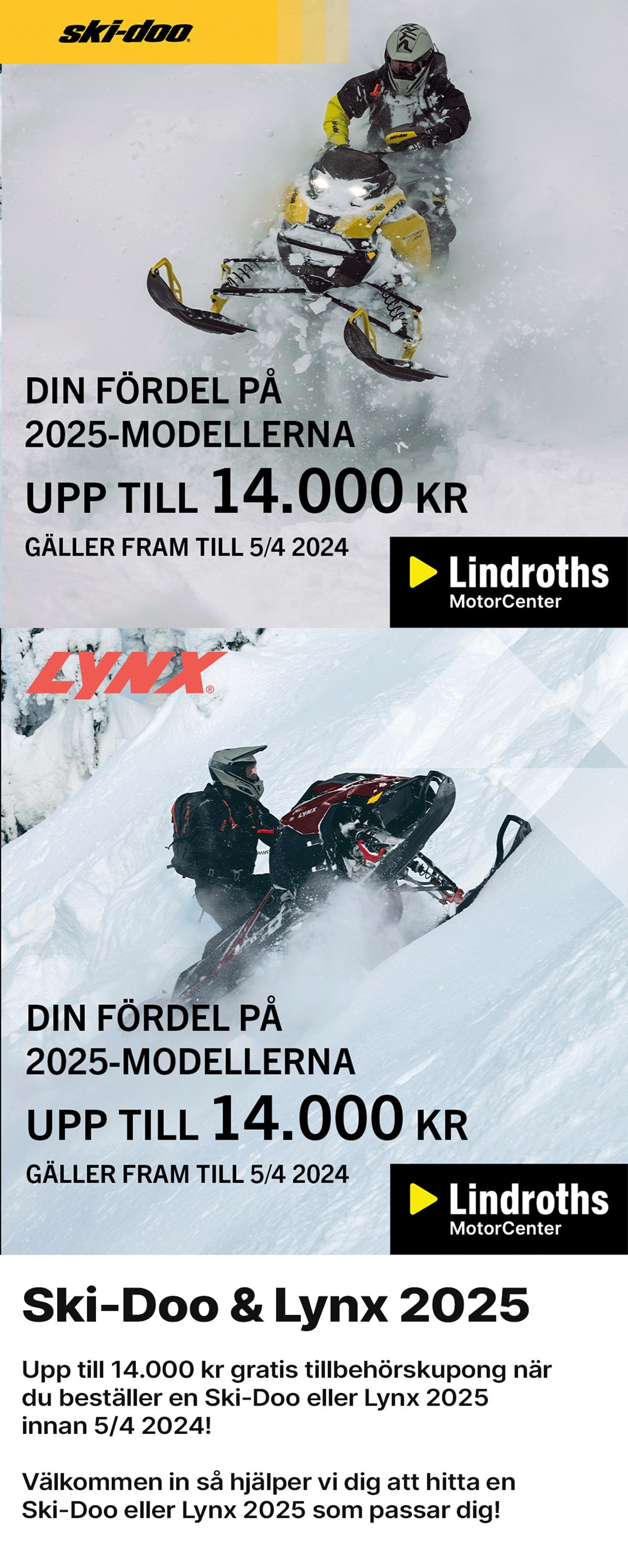 Ski-Doo & Lynx 2025