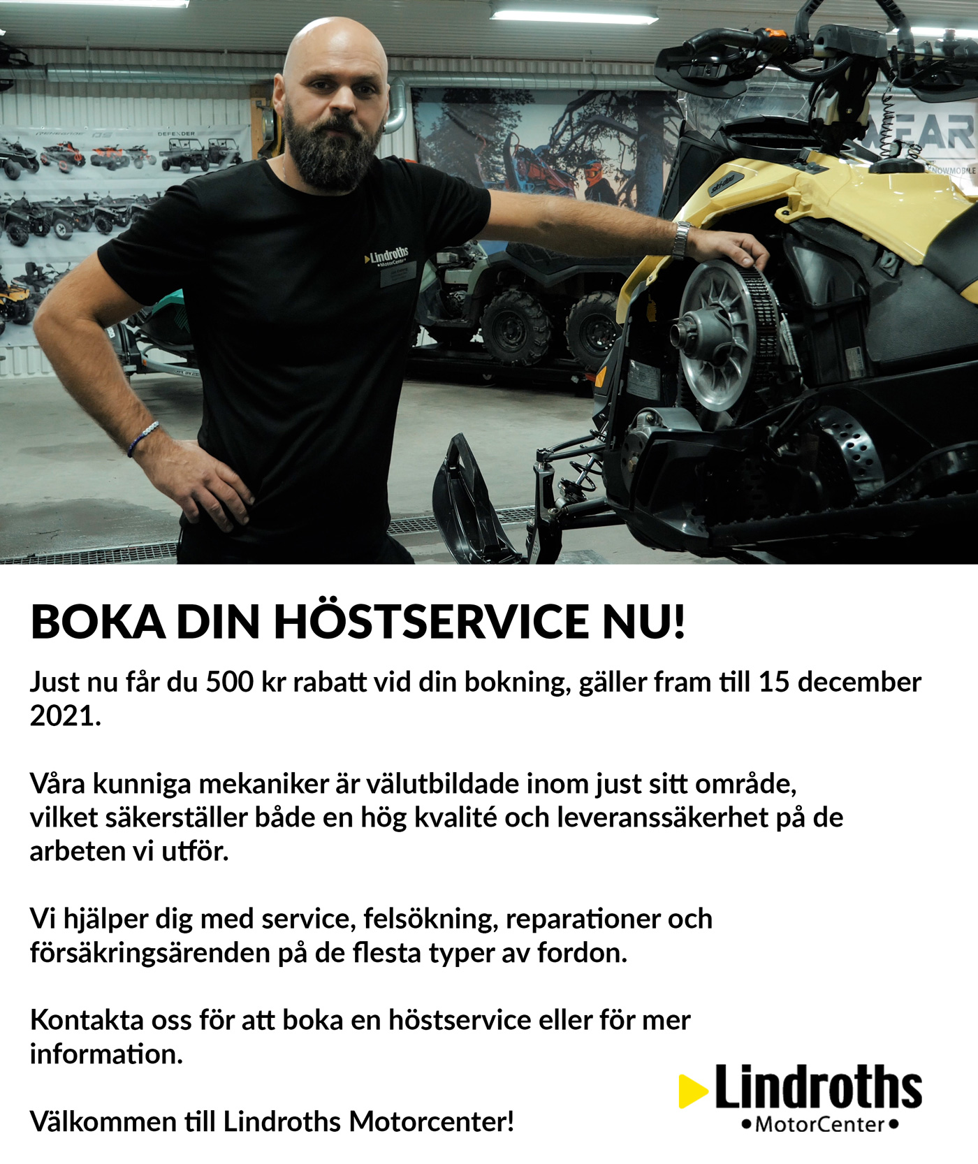 Boka höstservice!