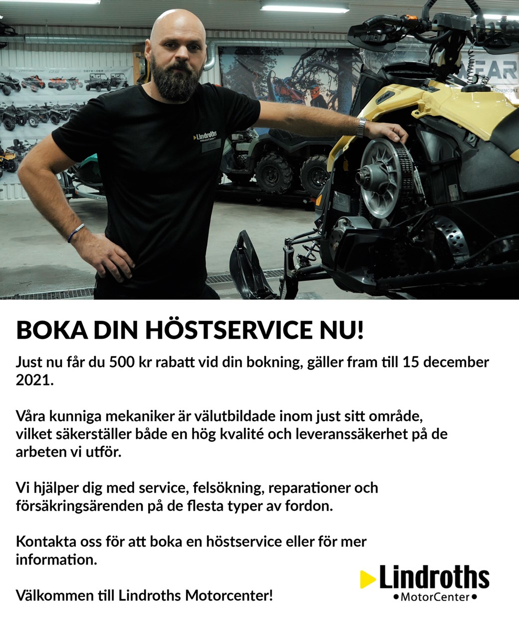 Boka höstservice!
