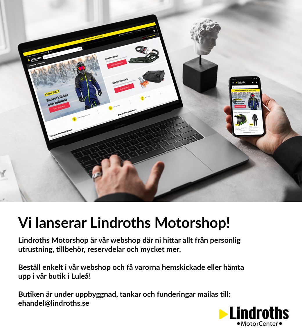 Vi lanserar Lindroths Motorshop!