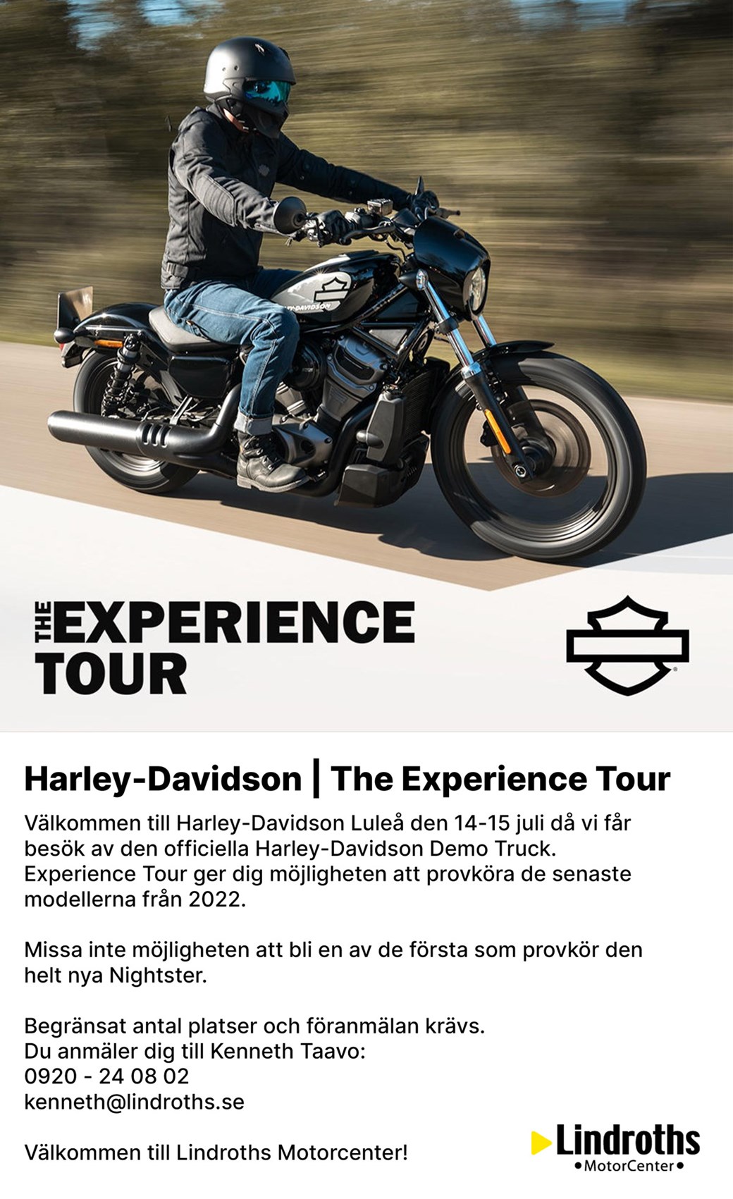 Harley-Davidson Experience Tour!
