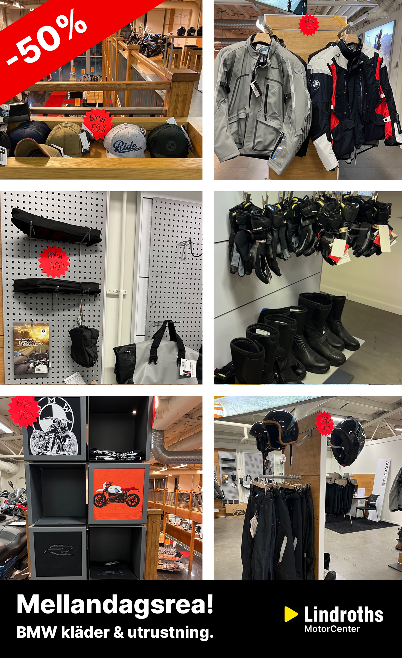 Mellandagsrea BMW kläder & utrustning!