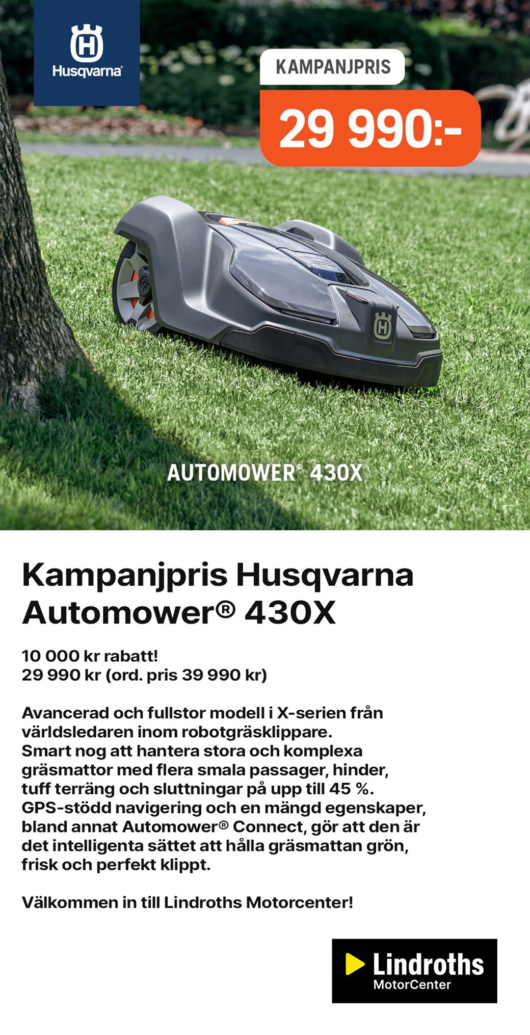 Husqvarna Automower 430x