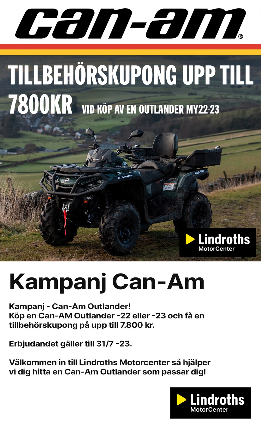 Can-Am Outlander kampanj!