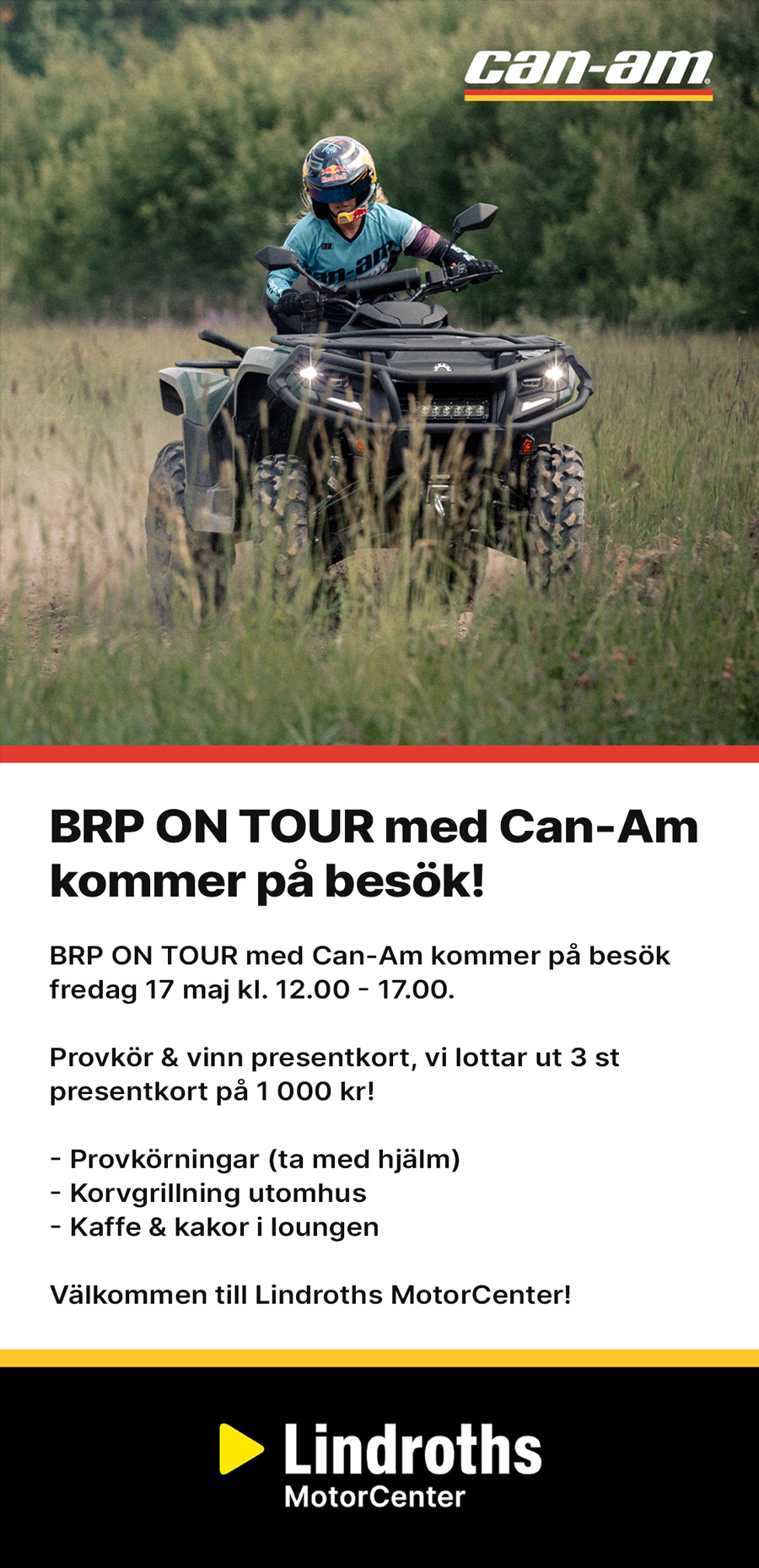 Can-Am kommer på besök!