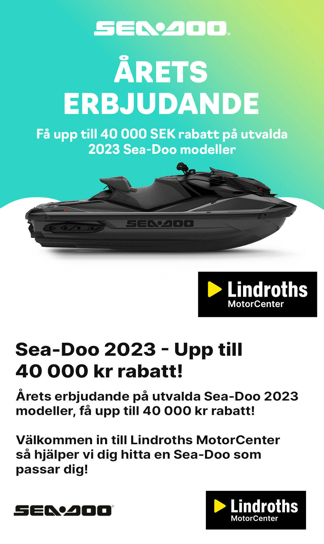 Sea-Doo 2023 kampanj!