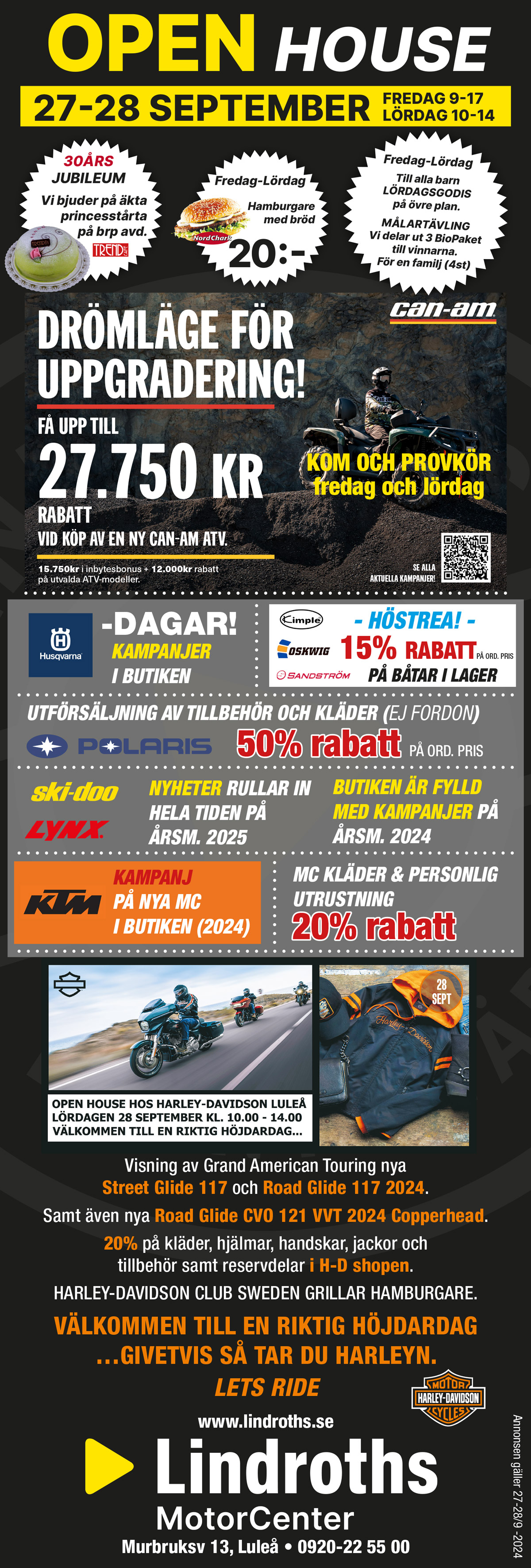 Open House 27-28 september!