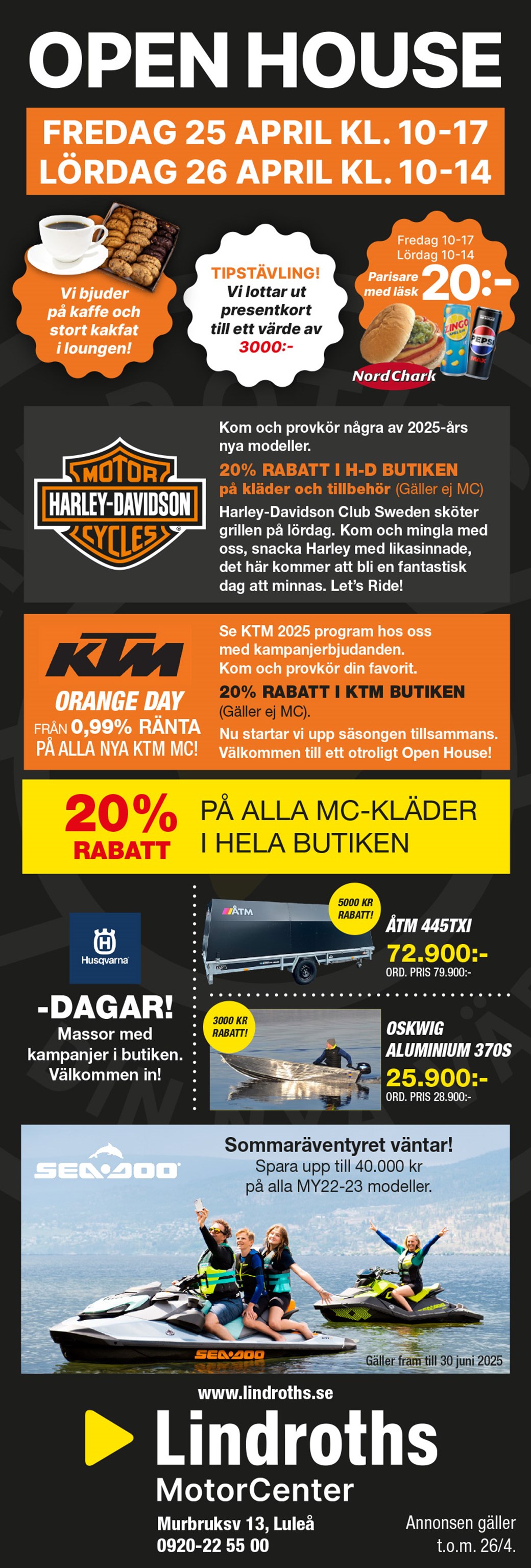 Open House 25-26 april!