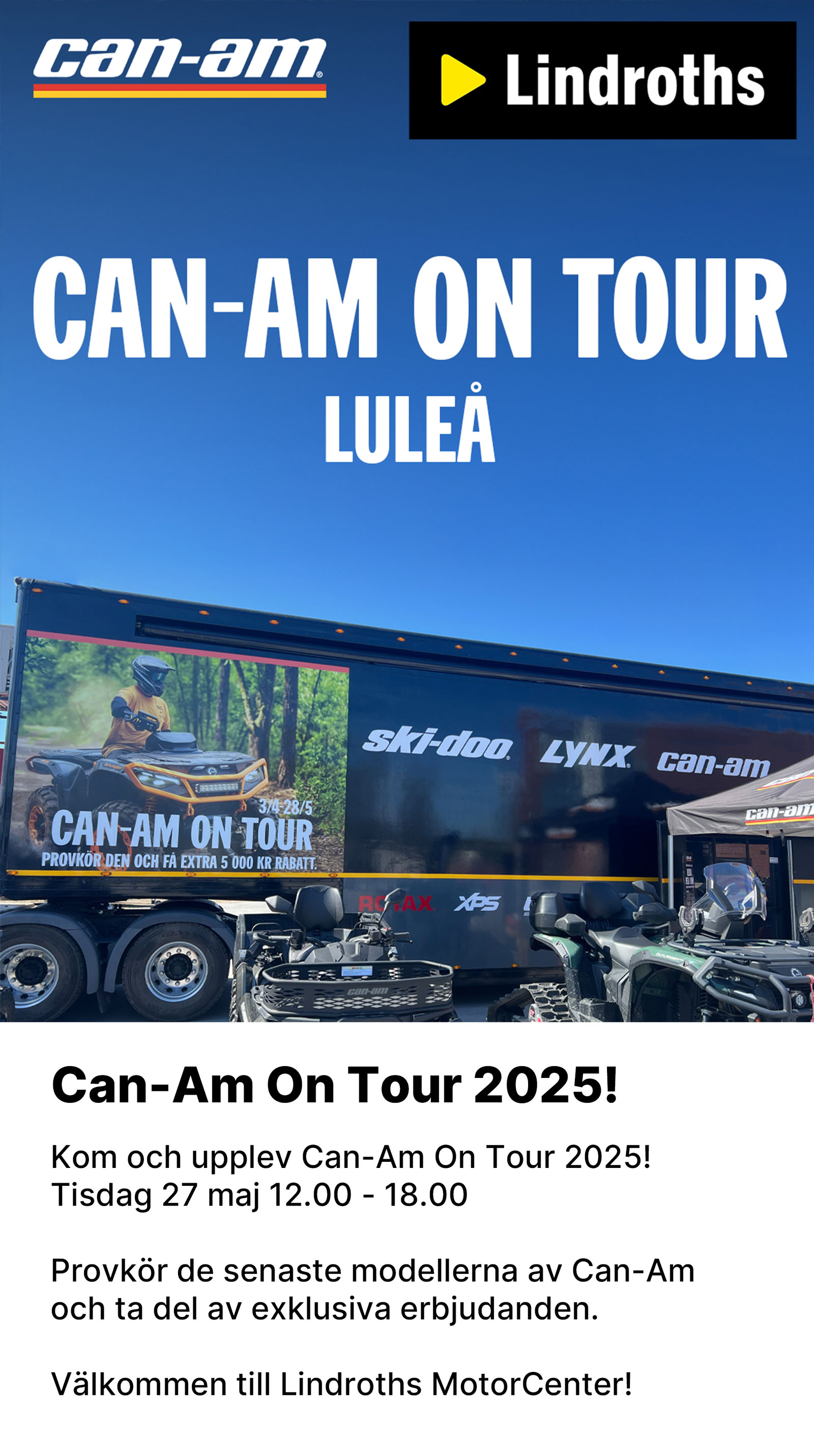 Can-Am on Tour 2025!