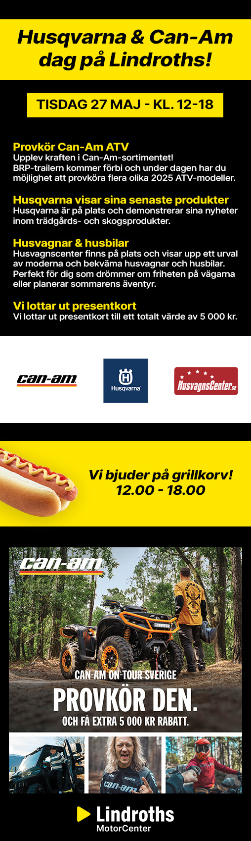 Husqvarna & Can-Am dag!