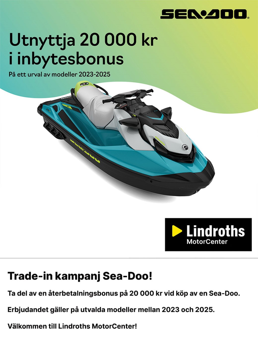 Sea-Doo trade-in kampanj!