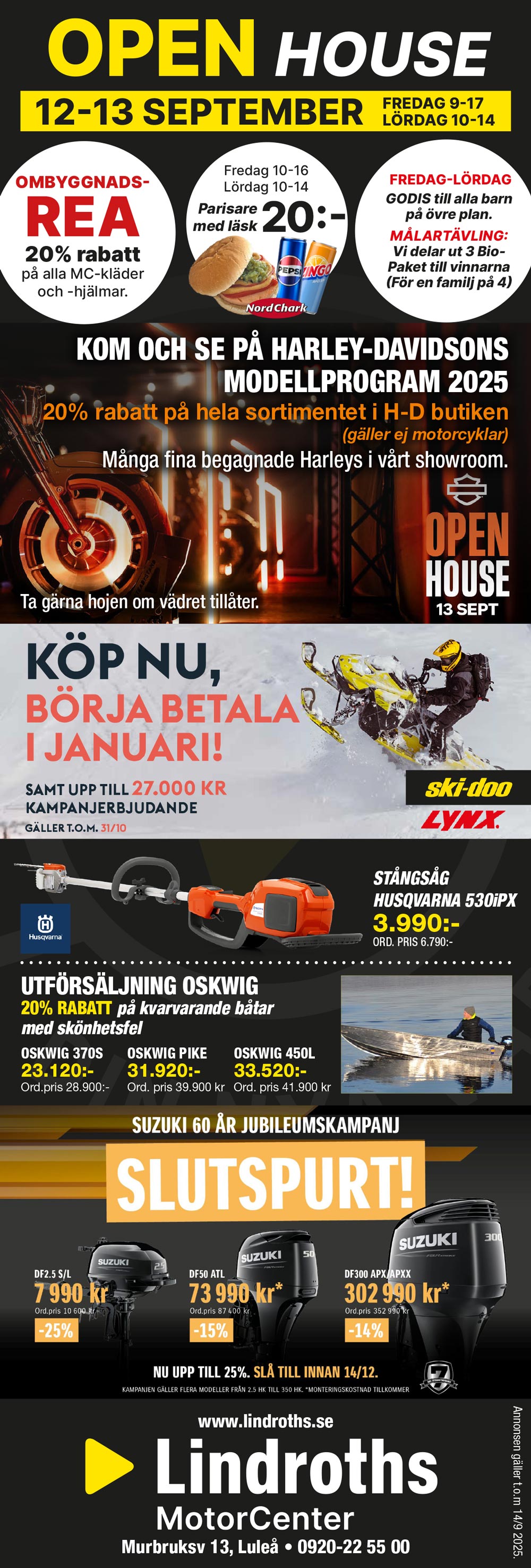 Open House 12-13 september!