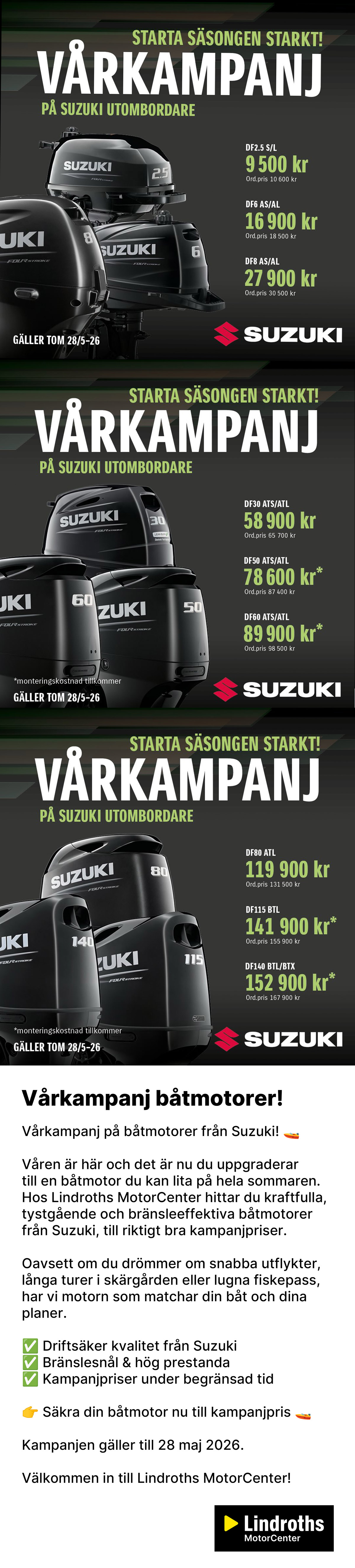 Kampanj - Suzuki utombordare!