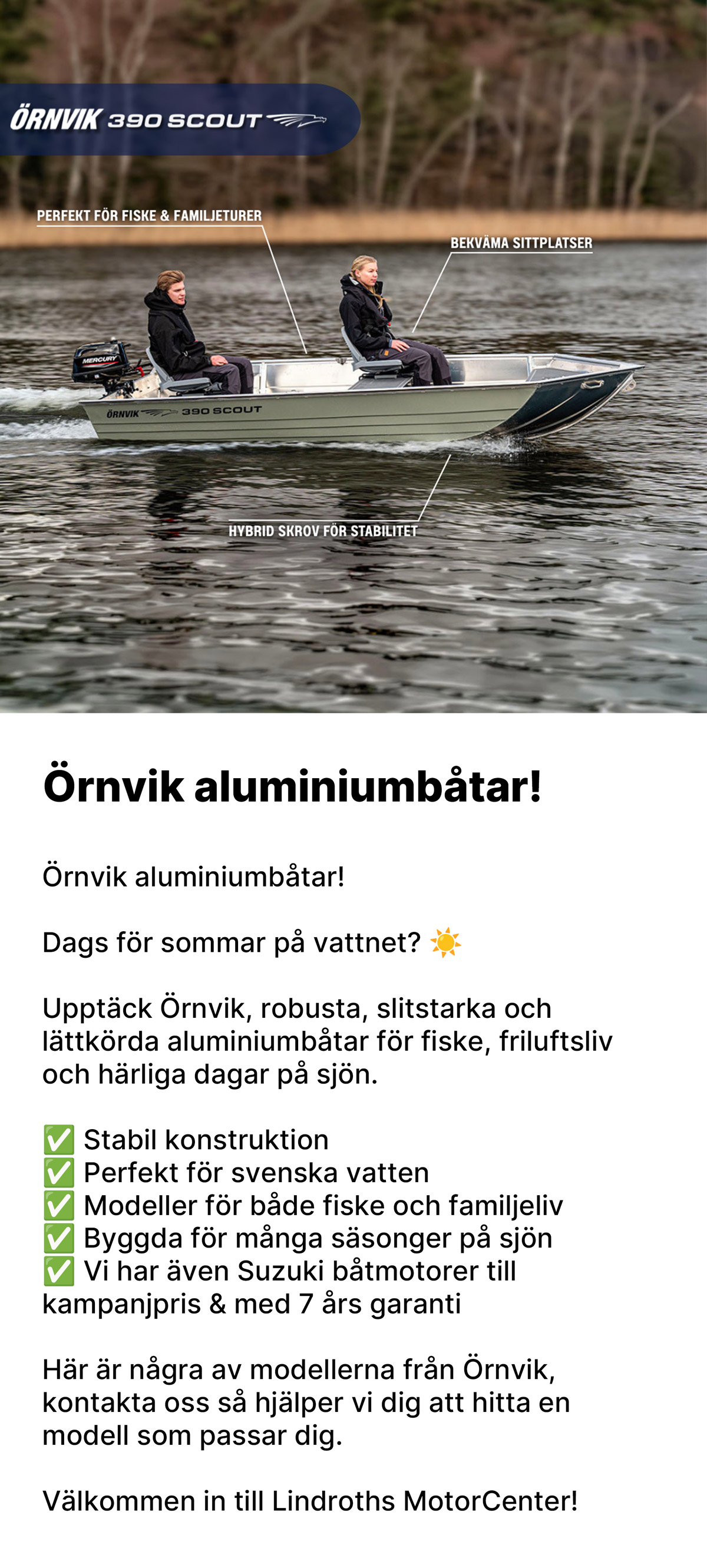 Örnvik aluminiumbåtar!
